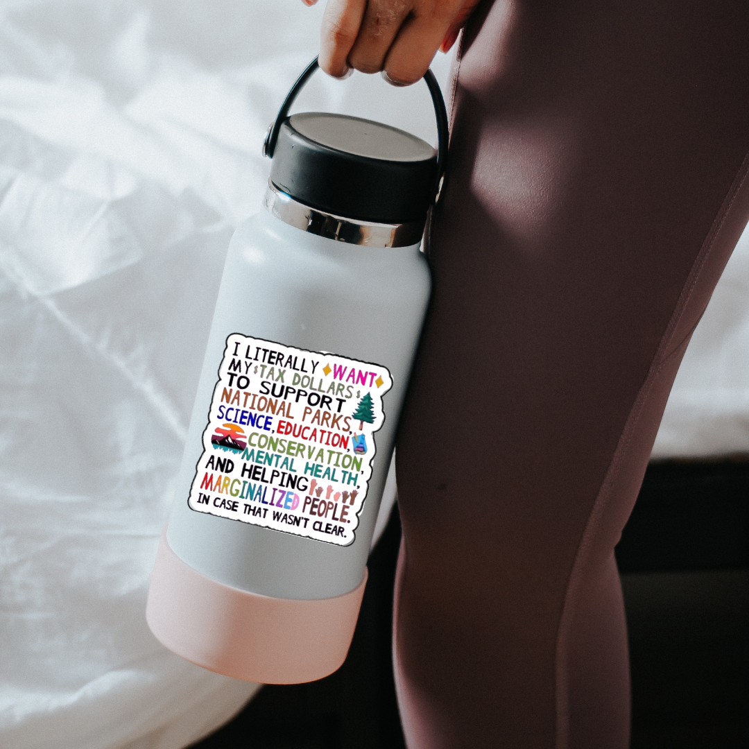 Support Parks, Education, Equity Sticker