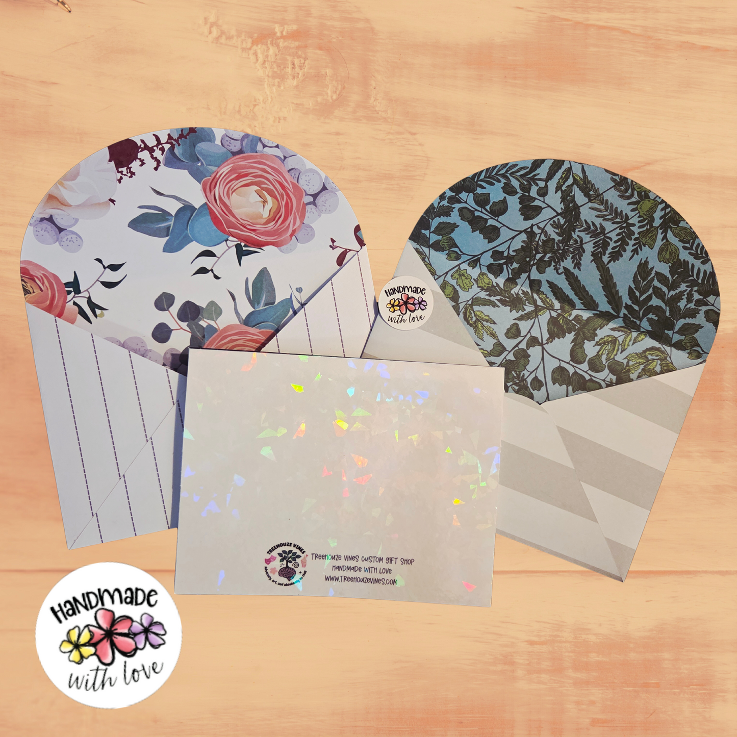 Funny Gordon Ramsay Birthday Card - "Happy Birthday, Now F*ck Off" Cake Edition with Handmade Floral Envelope
