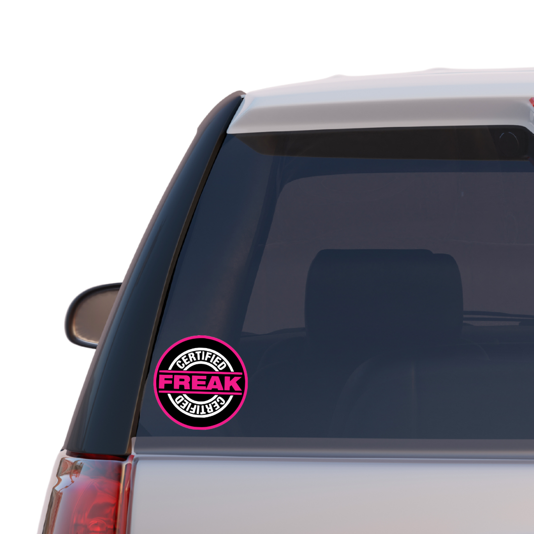 Certified Freak Vinyl Sticker
