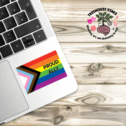 Proud Ally Flag PRIDE Sticker