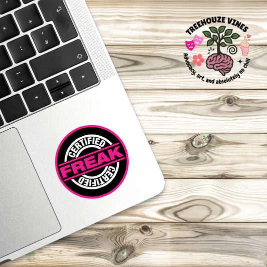 Certified Freak Vinyl Sticker
