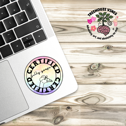 Certified Silly Goose Sticker