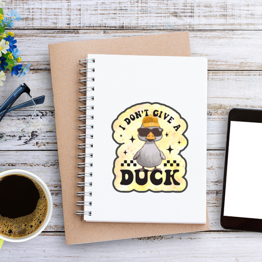 I Don’t Give a Duck Sticker
