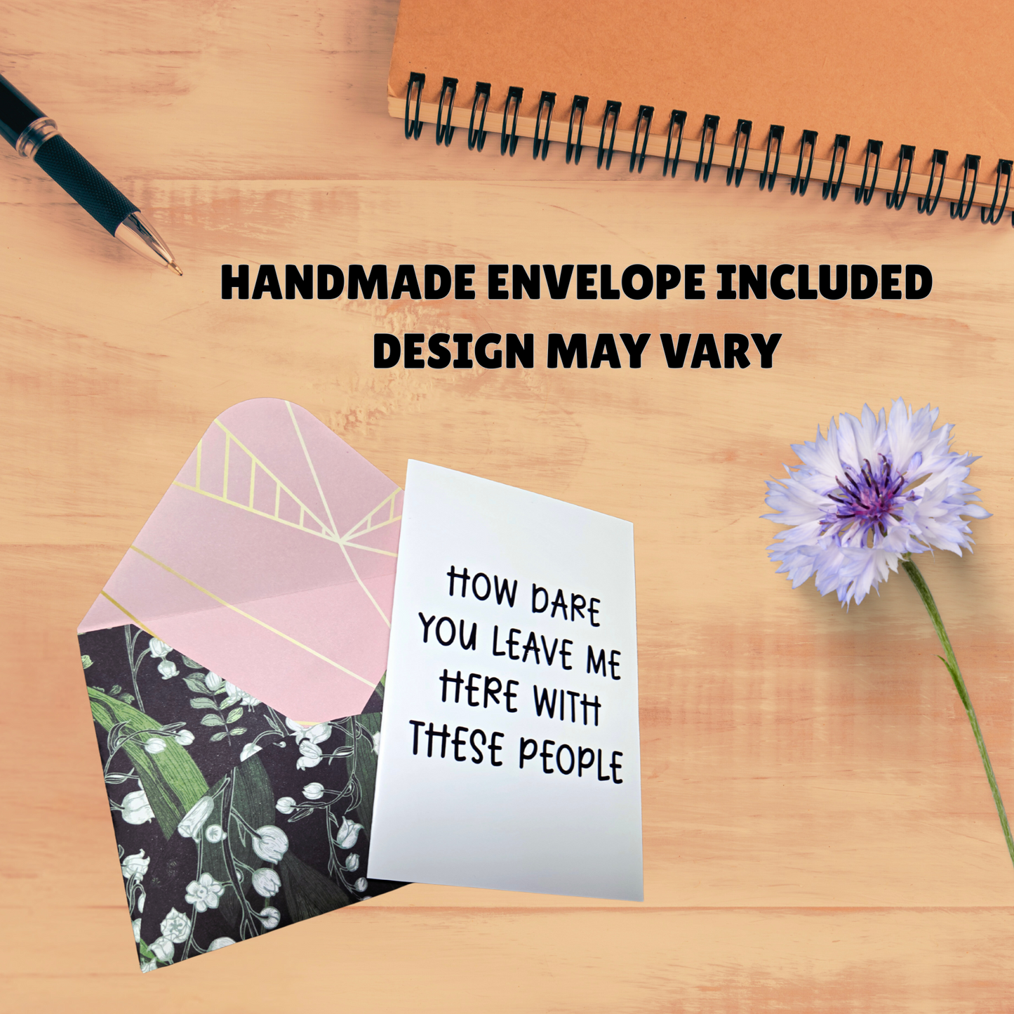 Co-Worker Greeting Card - How Dare You Leave Me with These People - Retirement Card - New Job Card