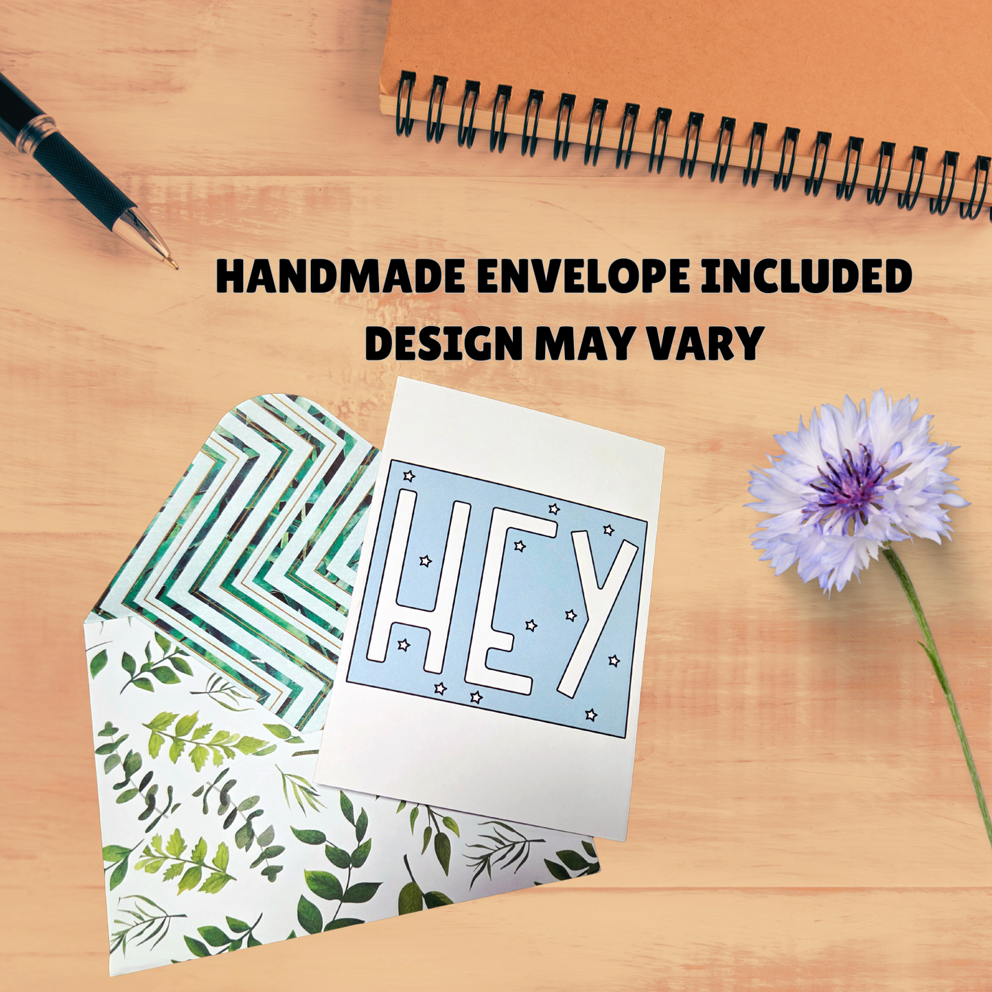 Funny Greeting Card - HEY - F*ck You - Middle Finger Pop-Up Card