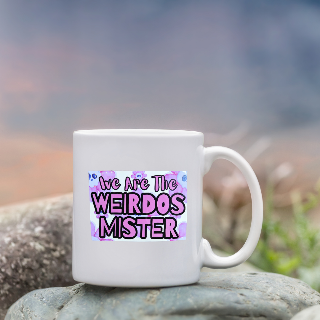 We Are the Weirdos Mister Sticker – Gothic Witchy Quote – 5 Inch Vinyl Decal