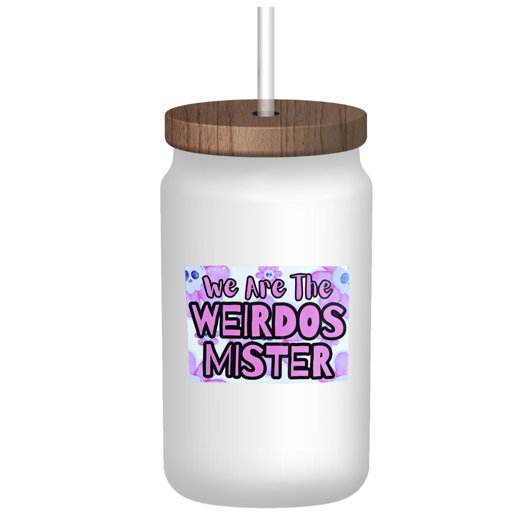 We Are the Weirdos Mister Sticker – Gothic Witchy Quote – 5 Inch Vinyl Decal
