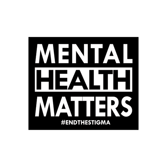 Mental Health Matters Holographic Sticker