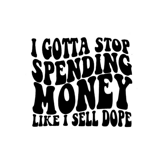 I Gotta Stop Spending Money Sticker